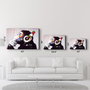 Wallity Pintura Decorativa de Vidrio Templado Multicolor 46 x 72 cm